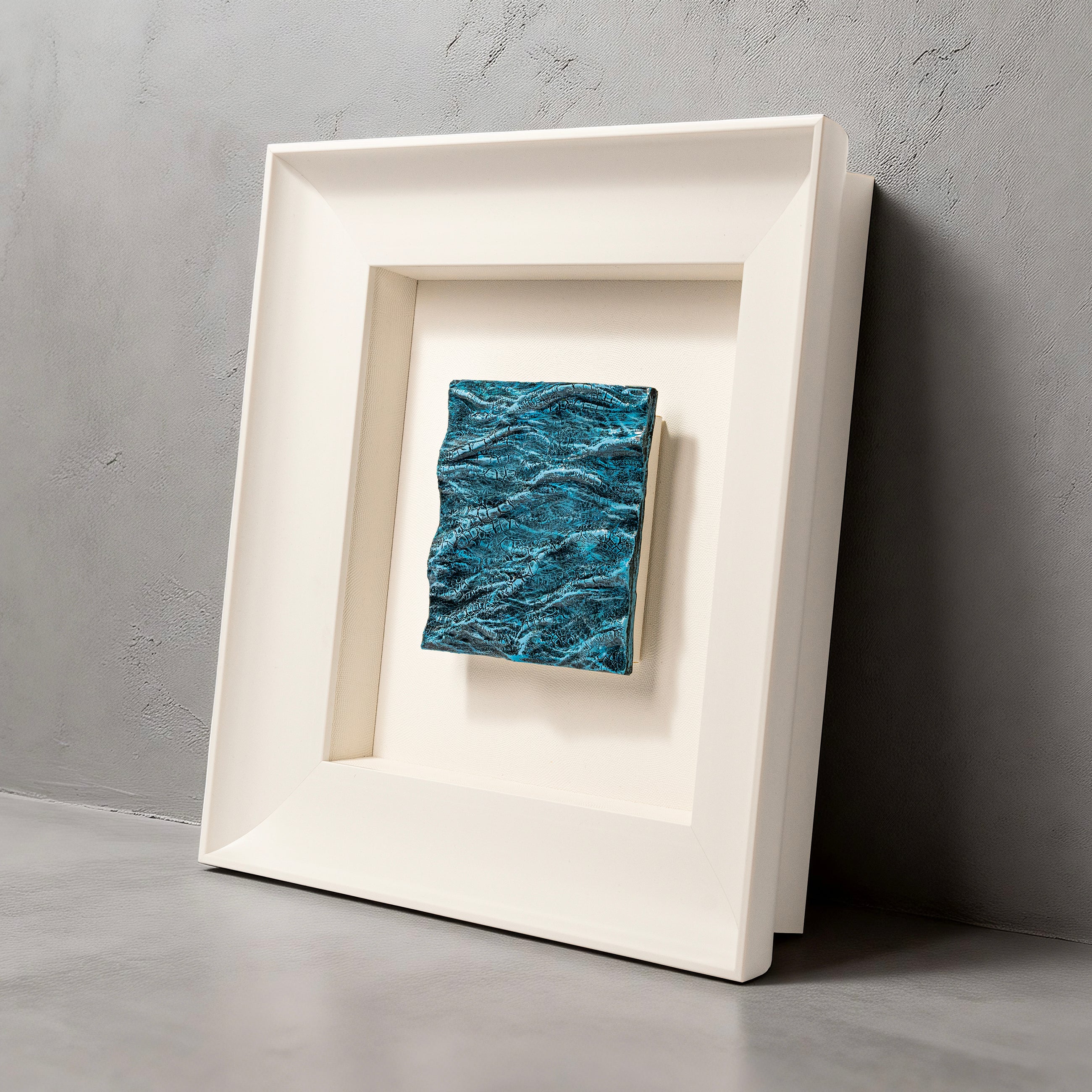 Polynesian Ocean Texture Handcrafted Solid Art