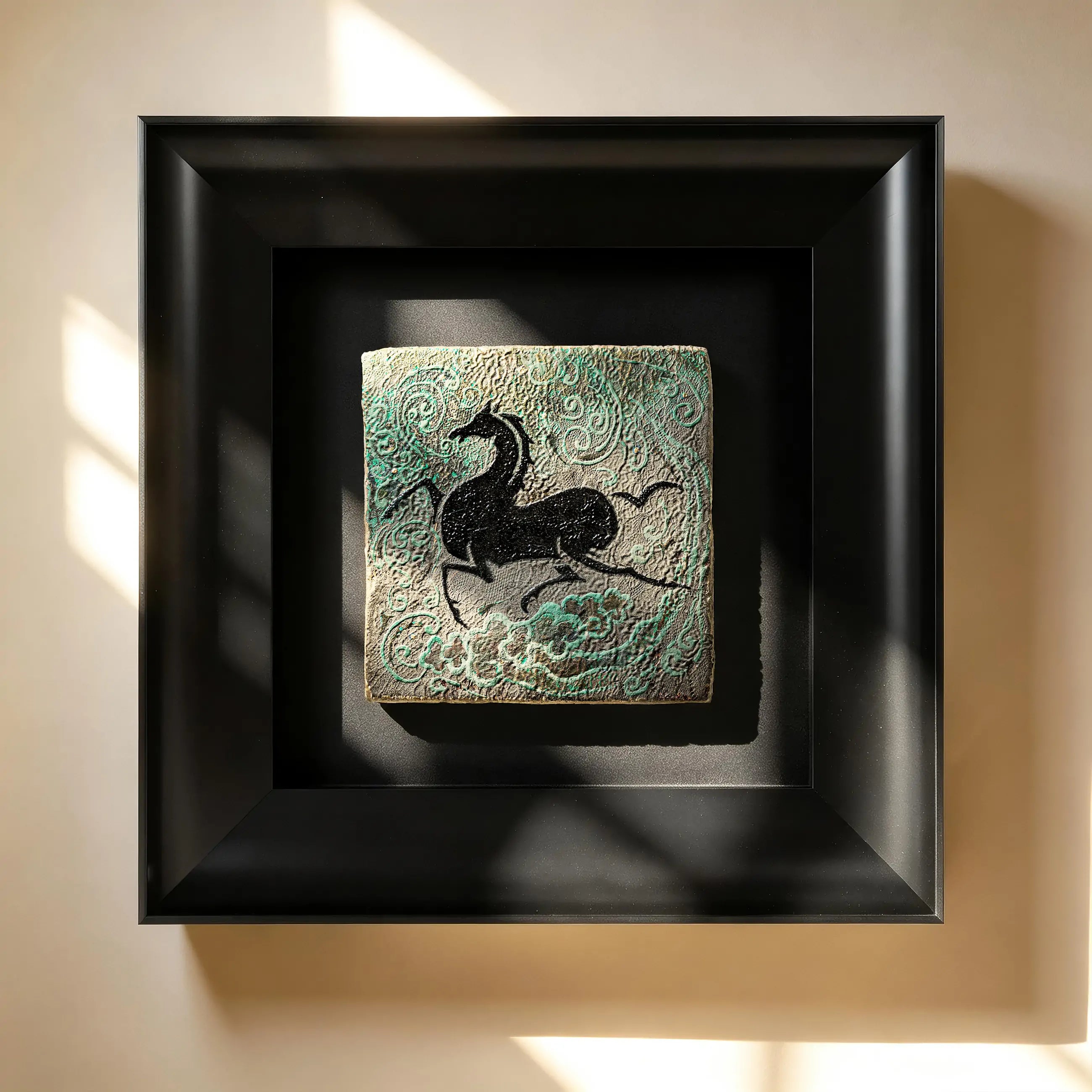 Ascend — Patinated Foil · Aura Frame