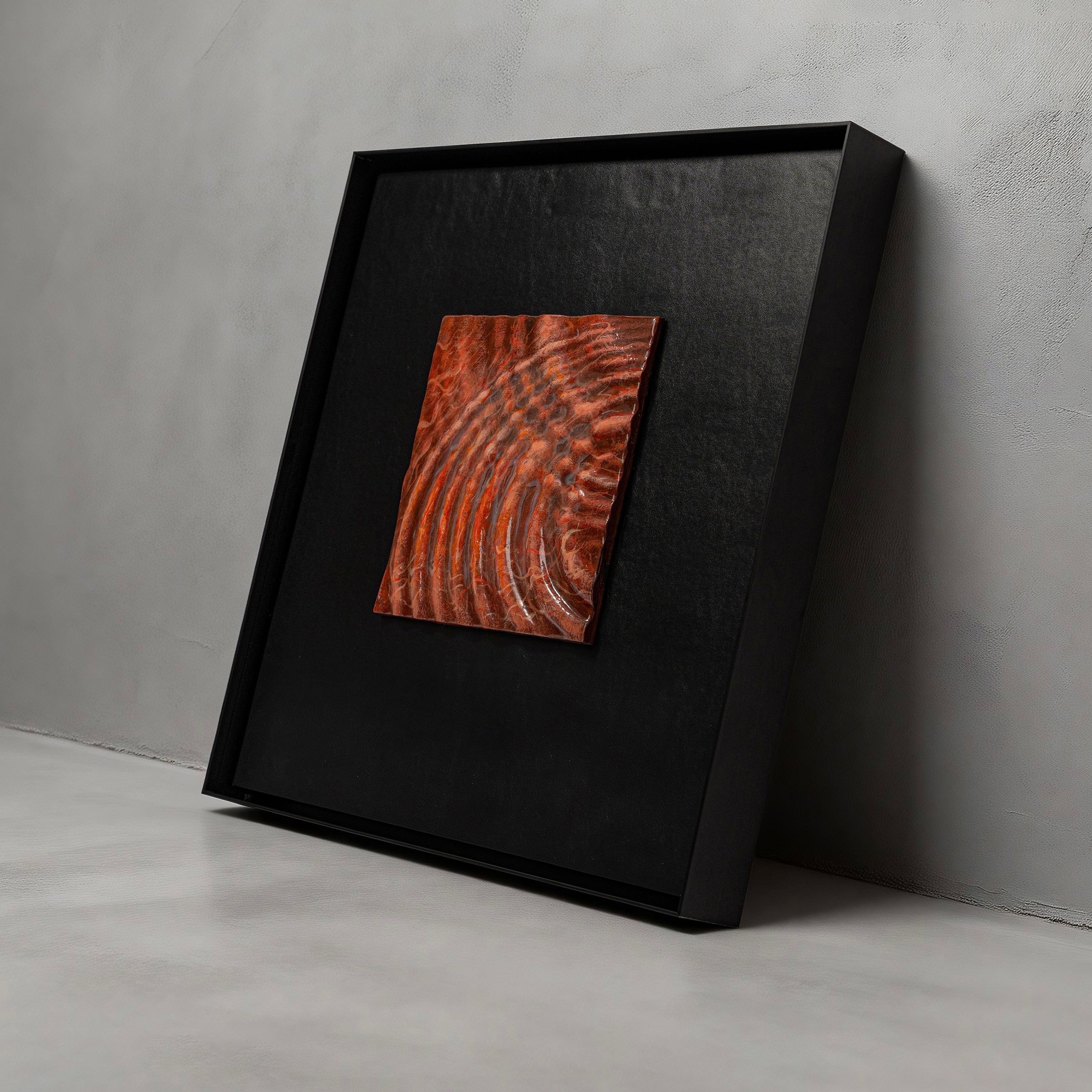 Ripples Texture Handcrafted Solid Art