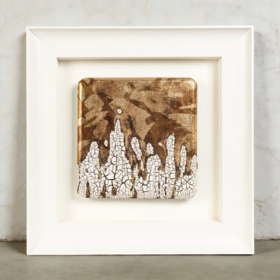 Primal Earth texture Fired Foil Handcrafted&nbsp;Art