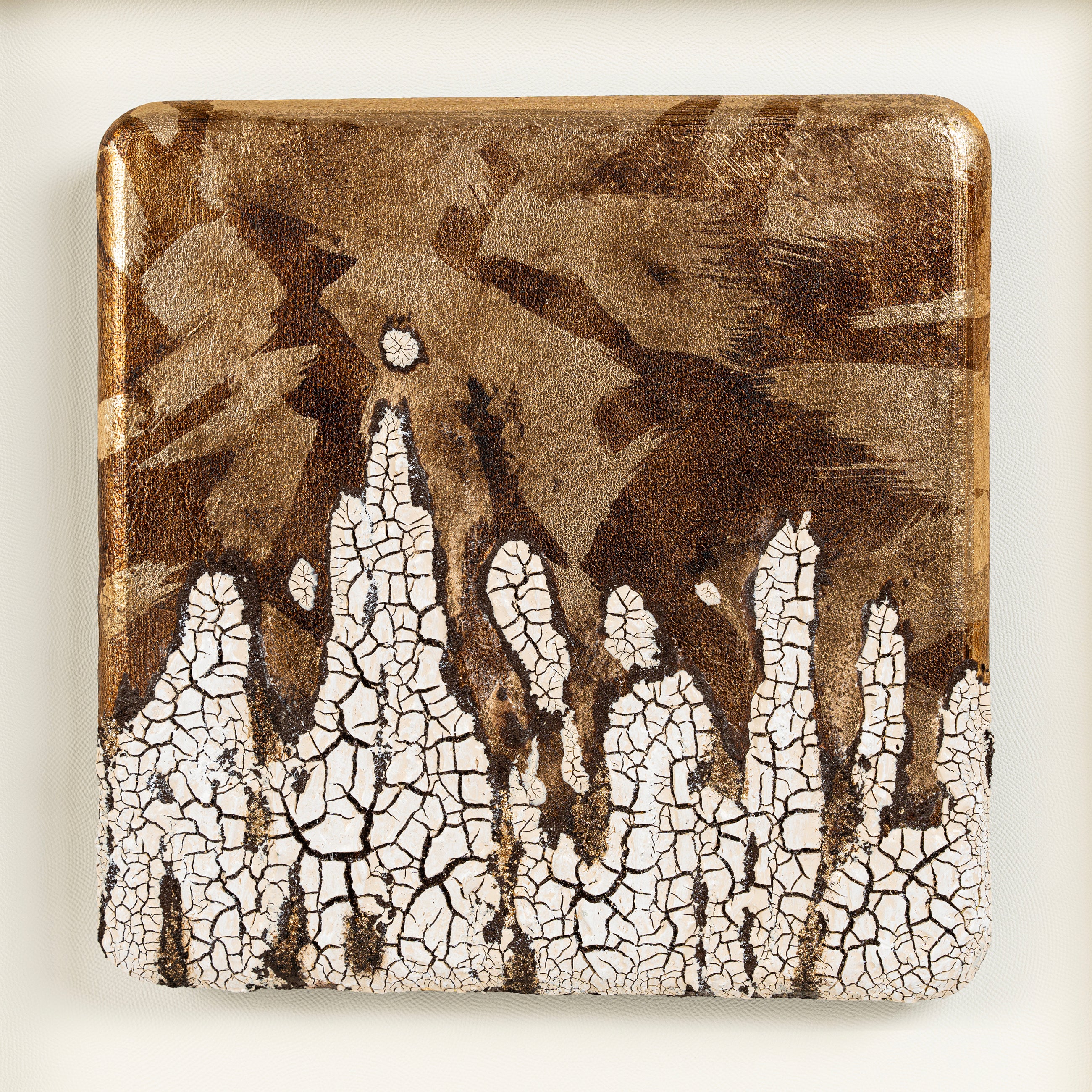 Primal Earth texture Fired Foil Handcrafted&nbsp;Art