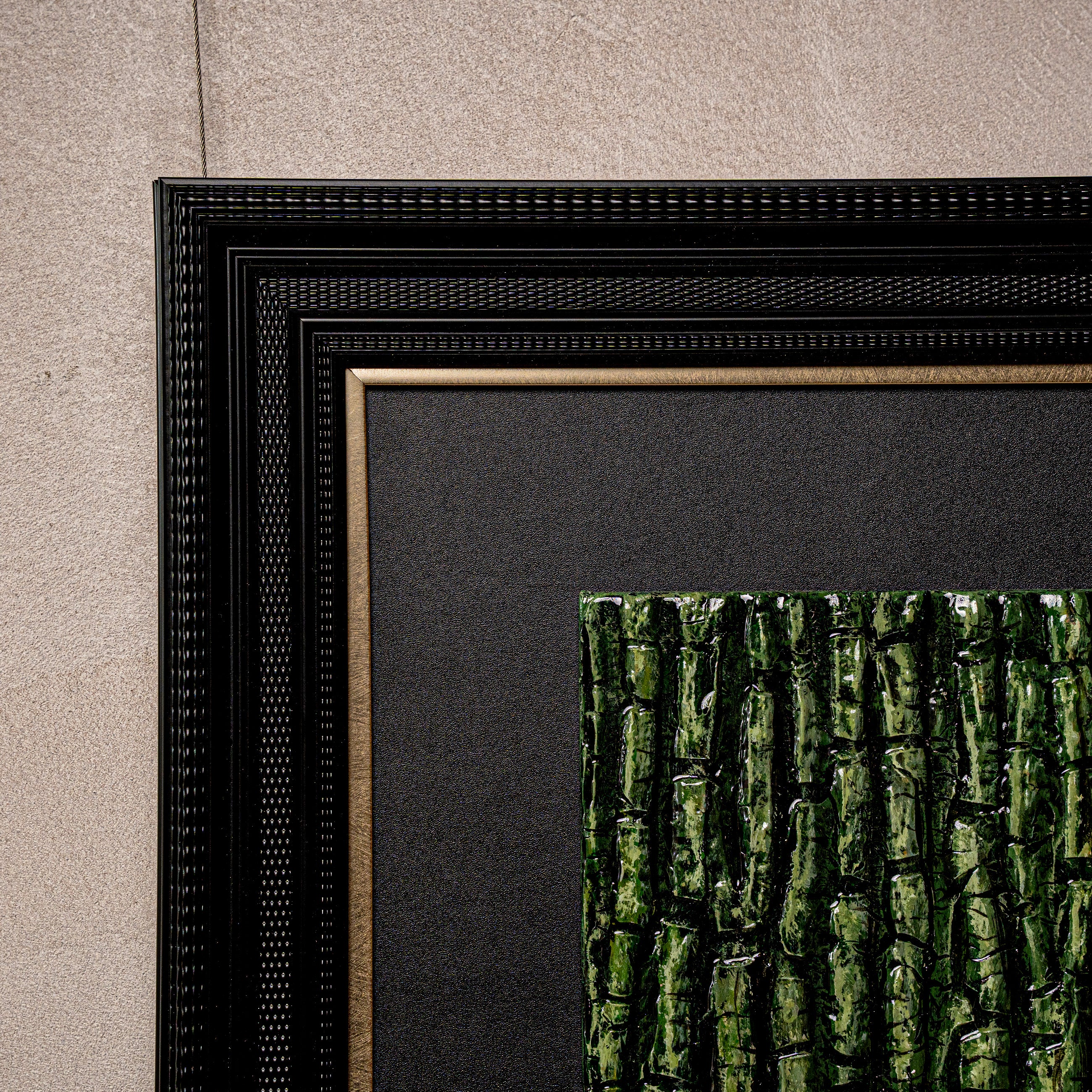 Emerging Life Texture Handcrafted Art