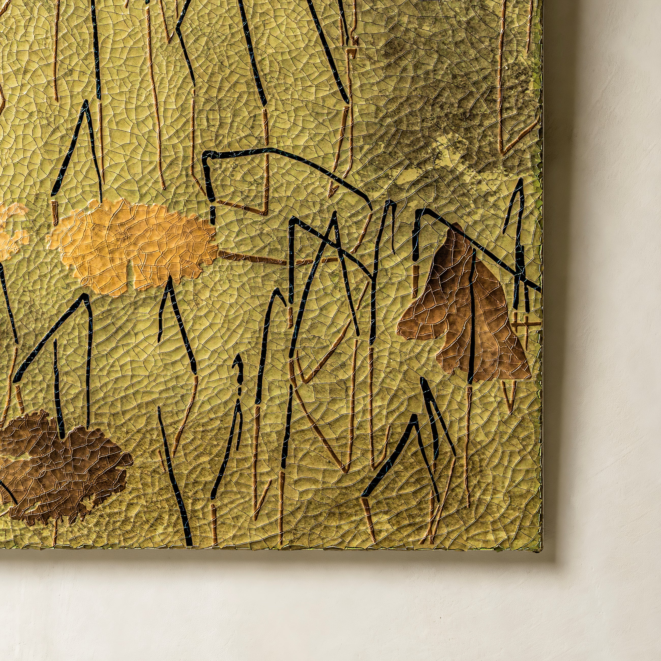 Lotus Serenade Texture Handcrafted Art