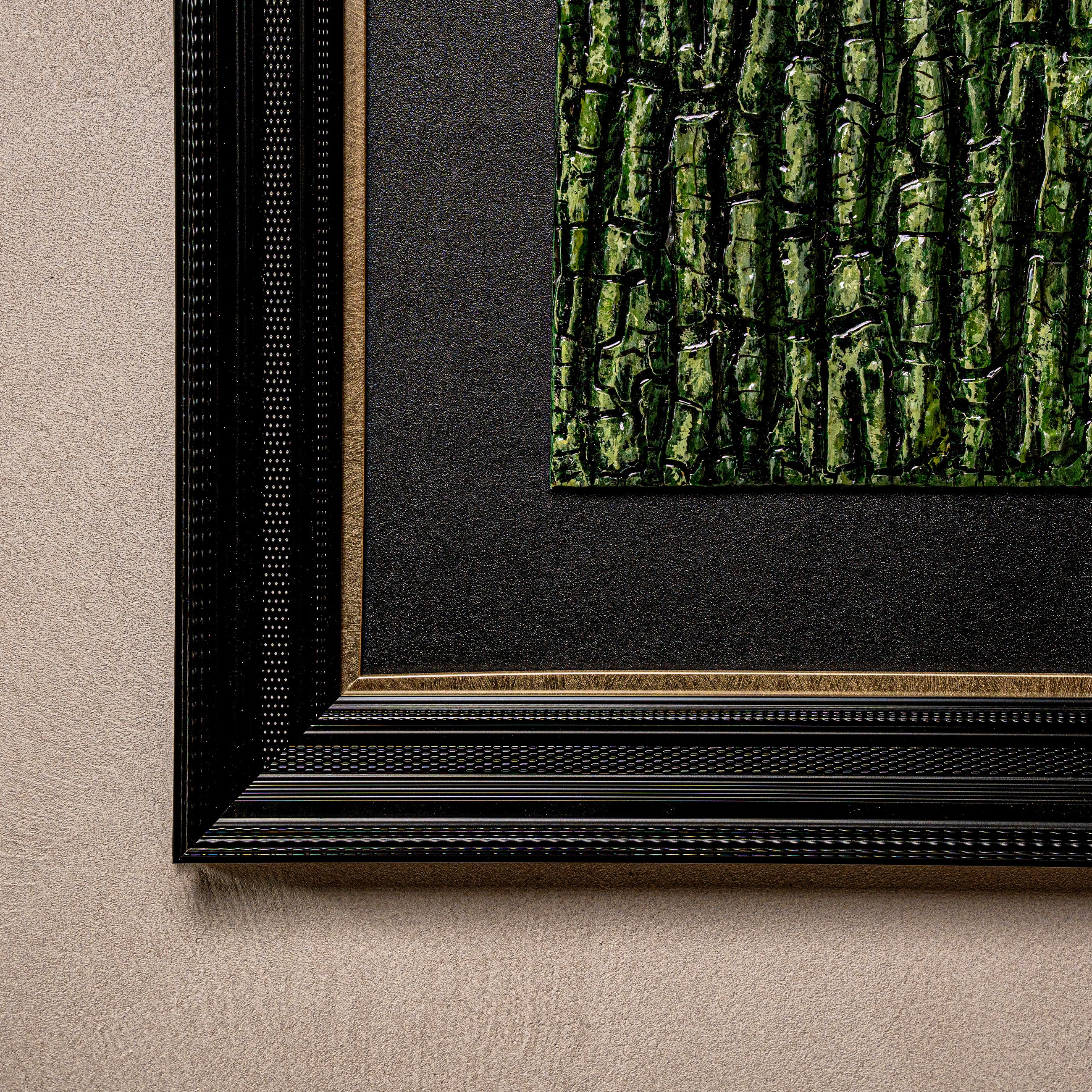 Emerging Life Texture Handcrafted Art