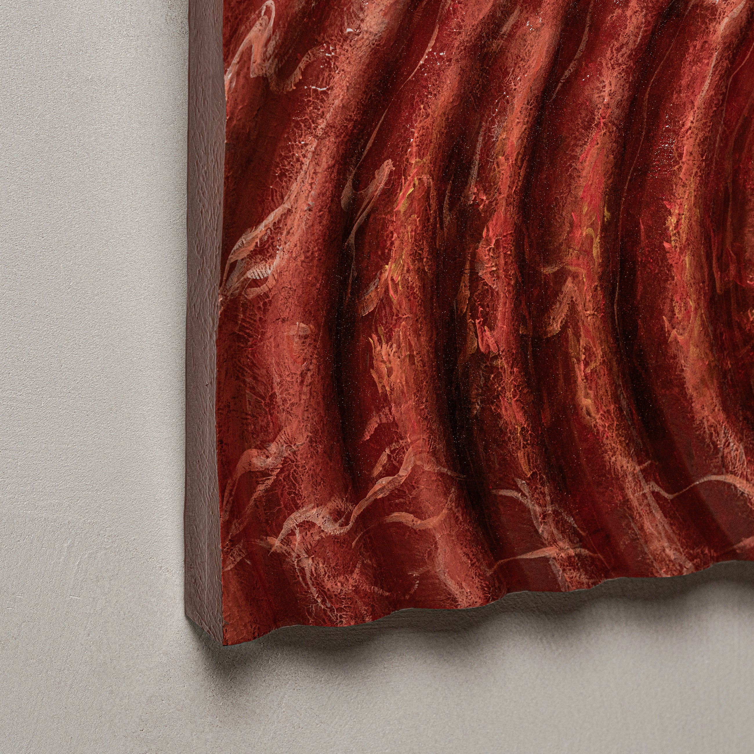 Ripples Texture Handcrafted Solid Art