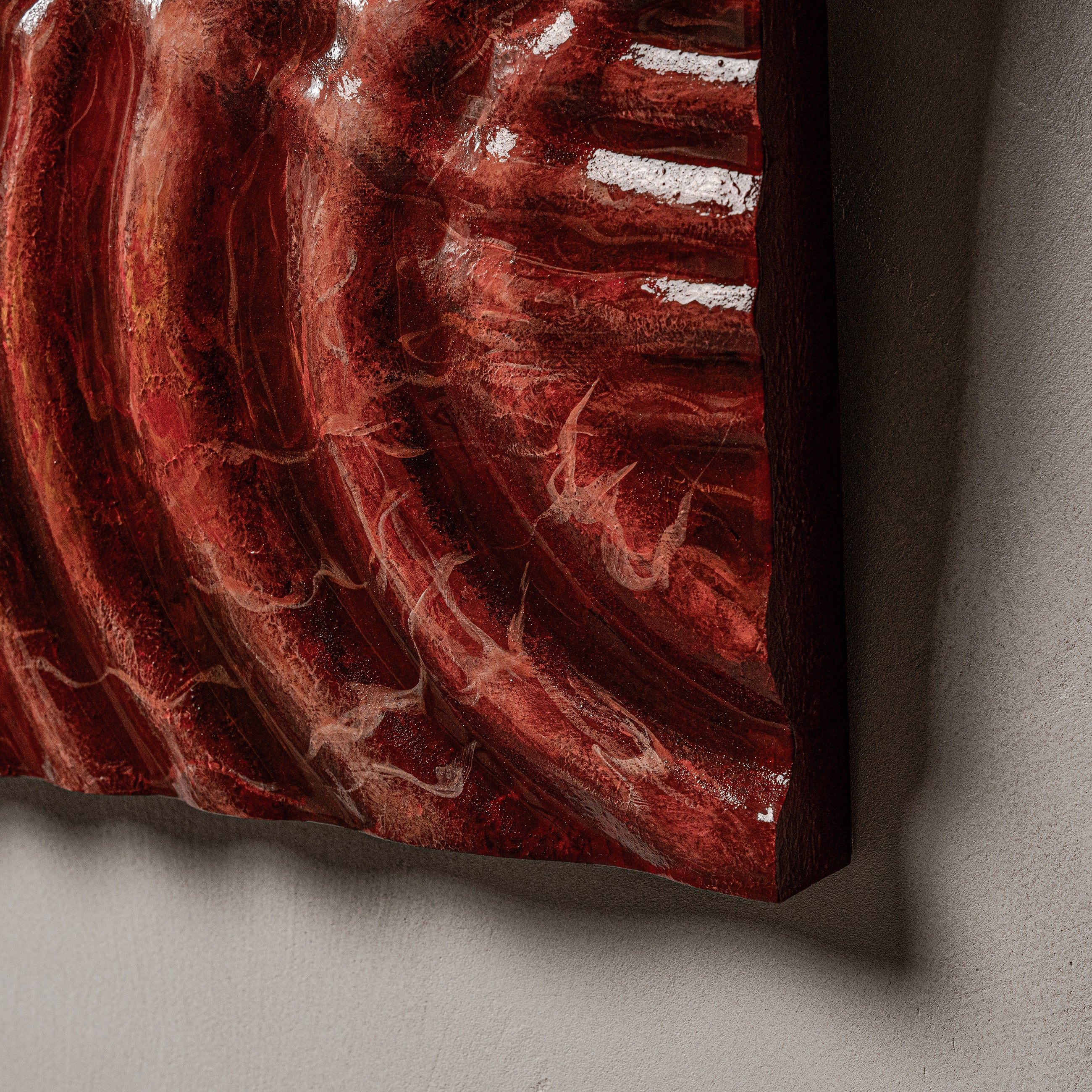 Ripples Texture Handcrafted Solid Art