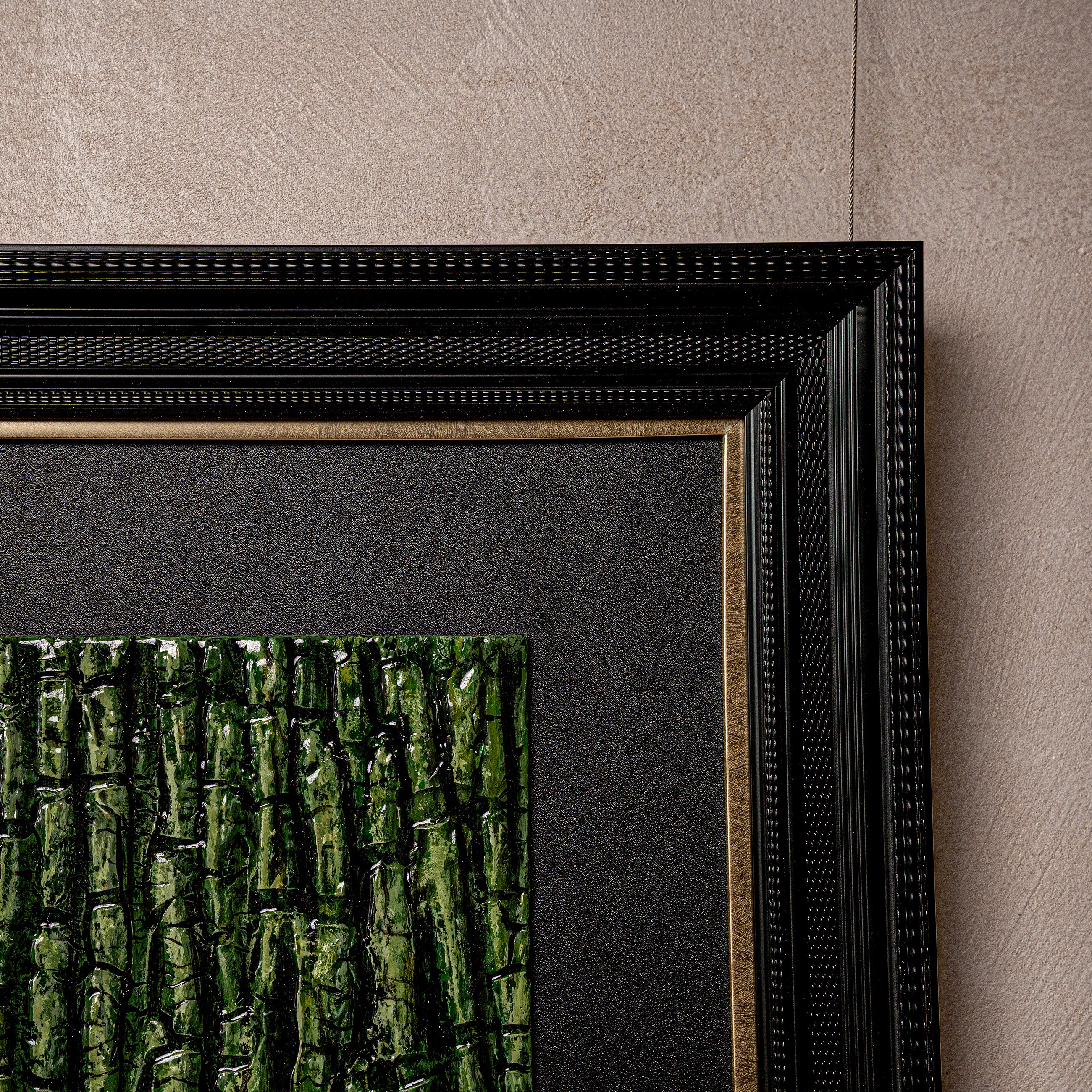 Emerging Life Texture Handcrafted Art