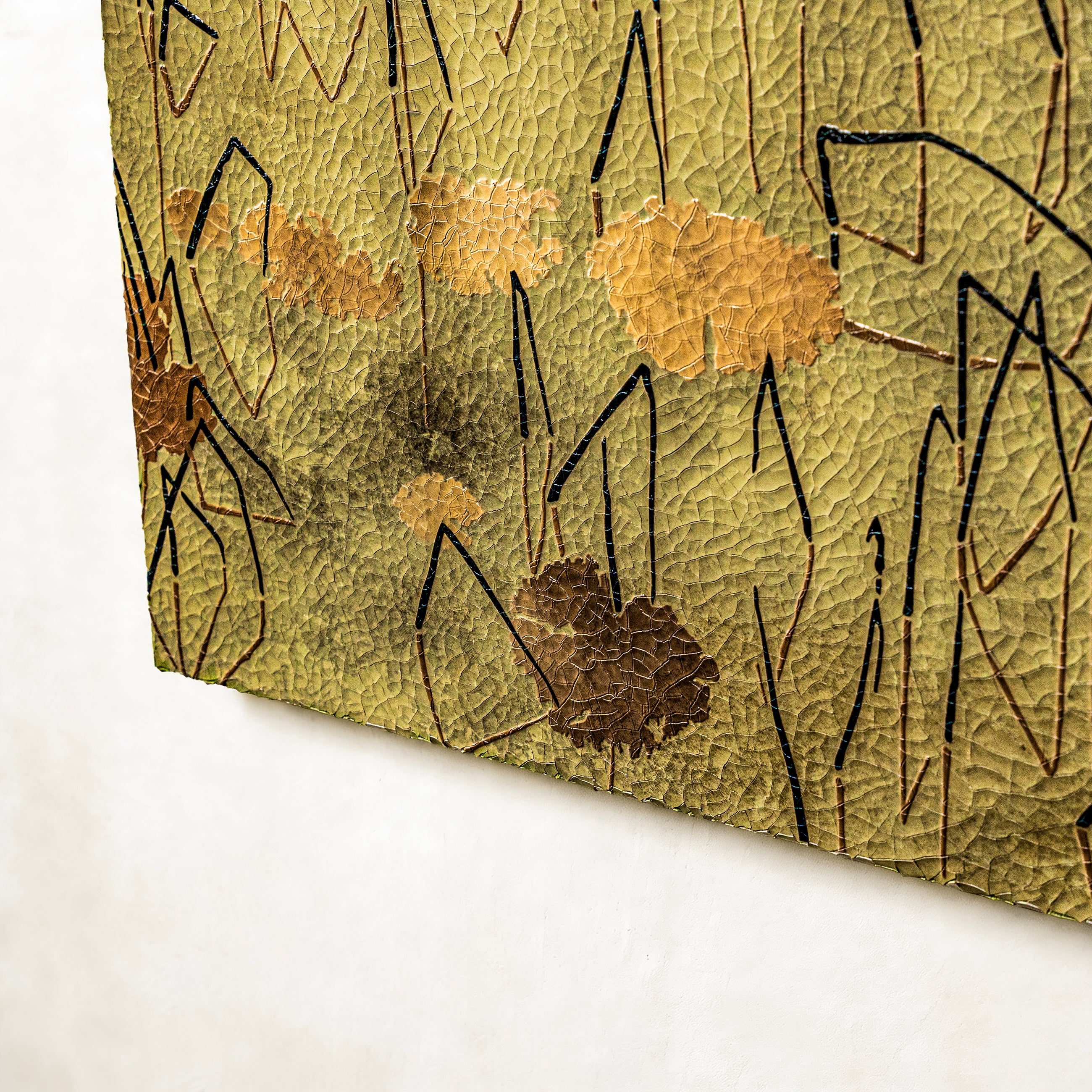 Lotus Serenade Texture Handcrafted Art