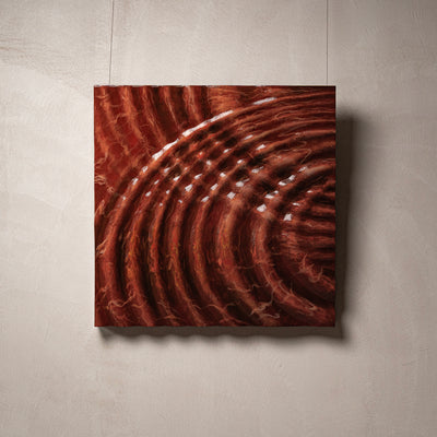Ripples Texture Handcrafted Solid Art