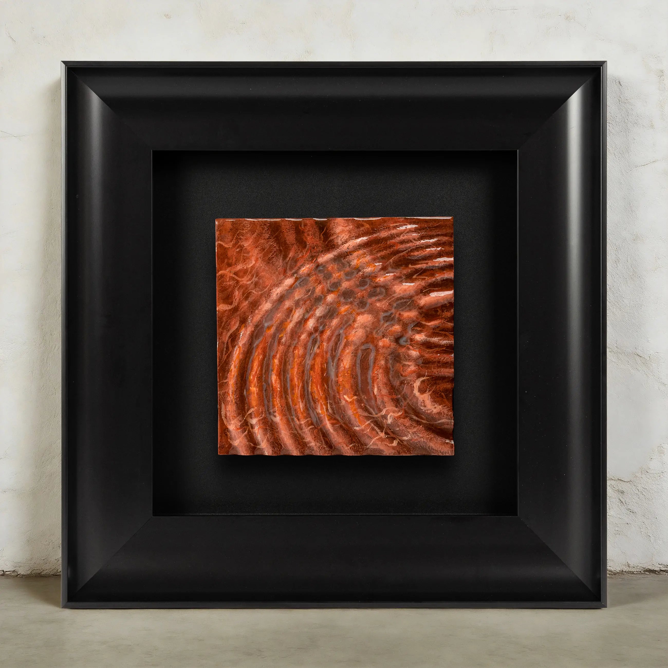 Ripples Texture Handcrafted Solid Art