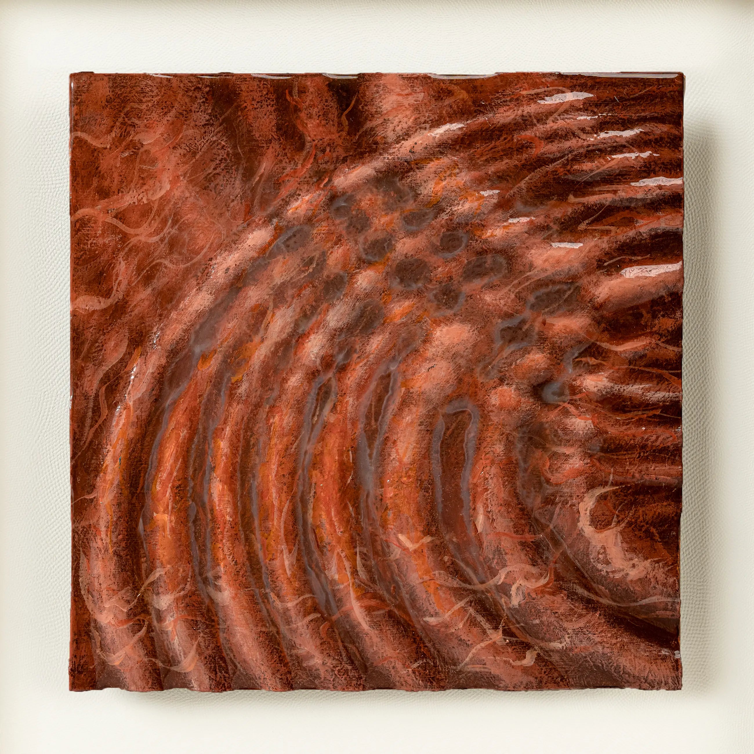 Ripples Texture Handcrafted Solid Art
