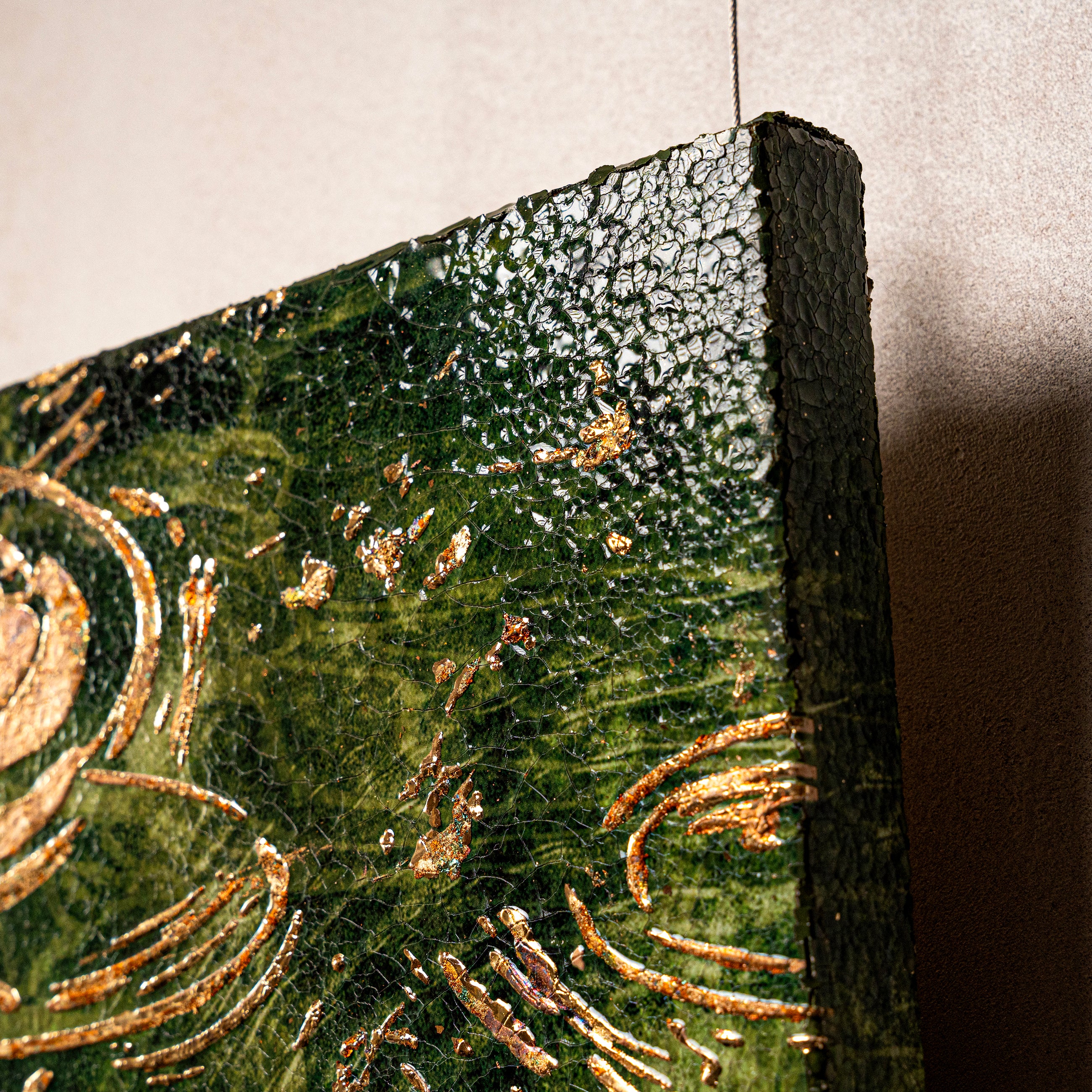 Early Spring and Ripples Fired Foil Handcrafted Art