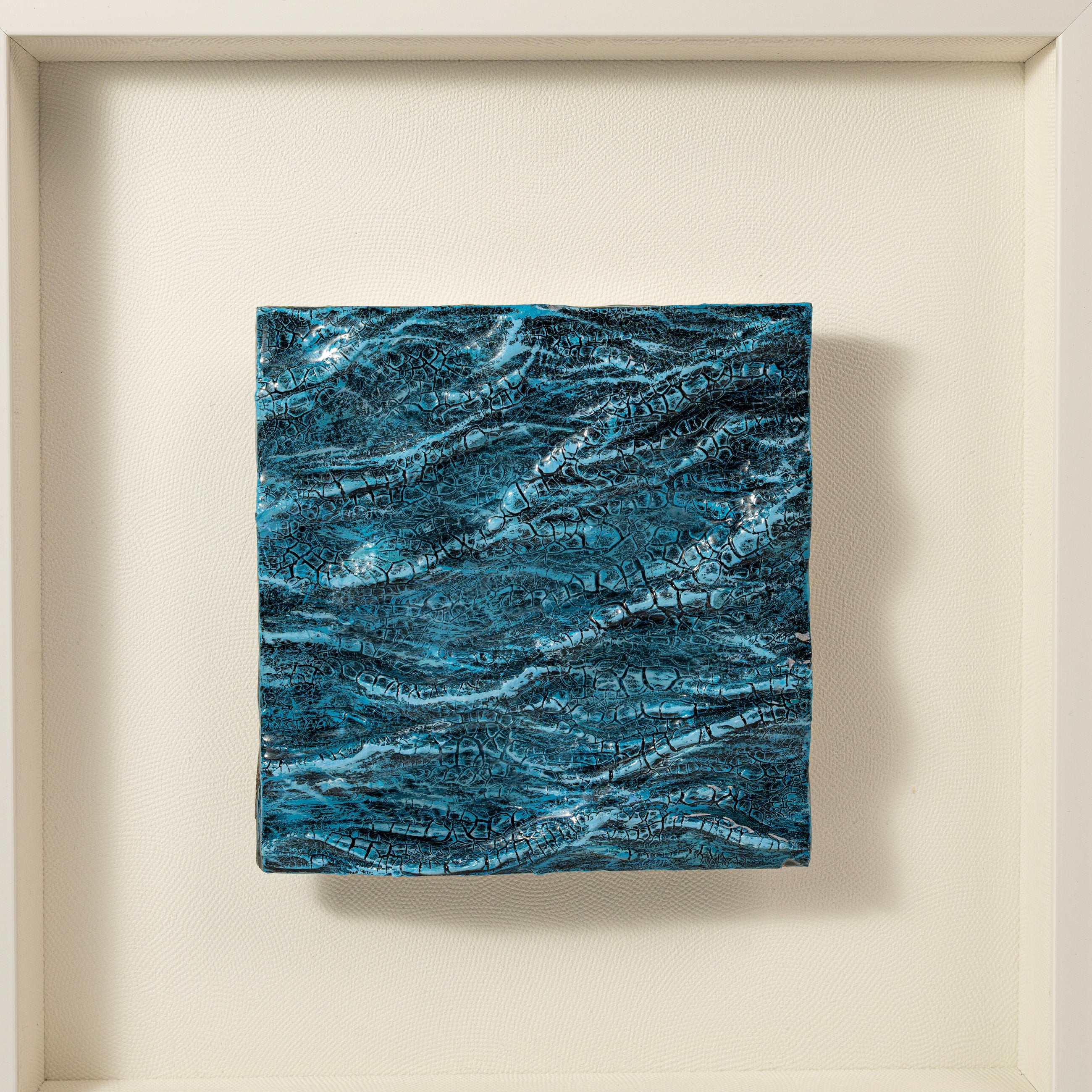 Polynesian Ocean Texture  Handcrafted Solid Art