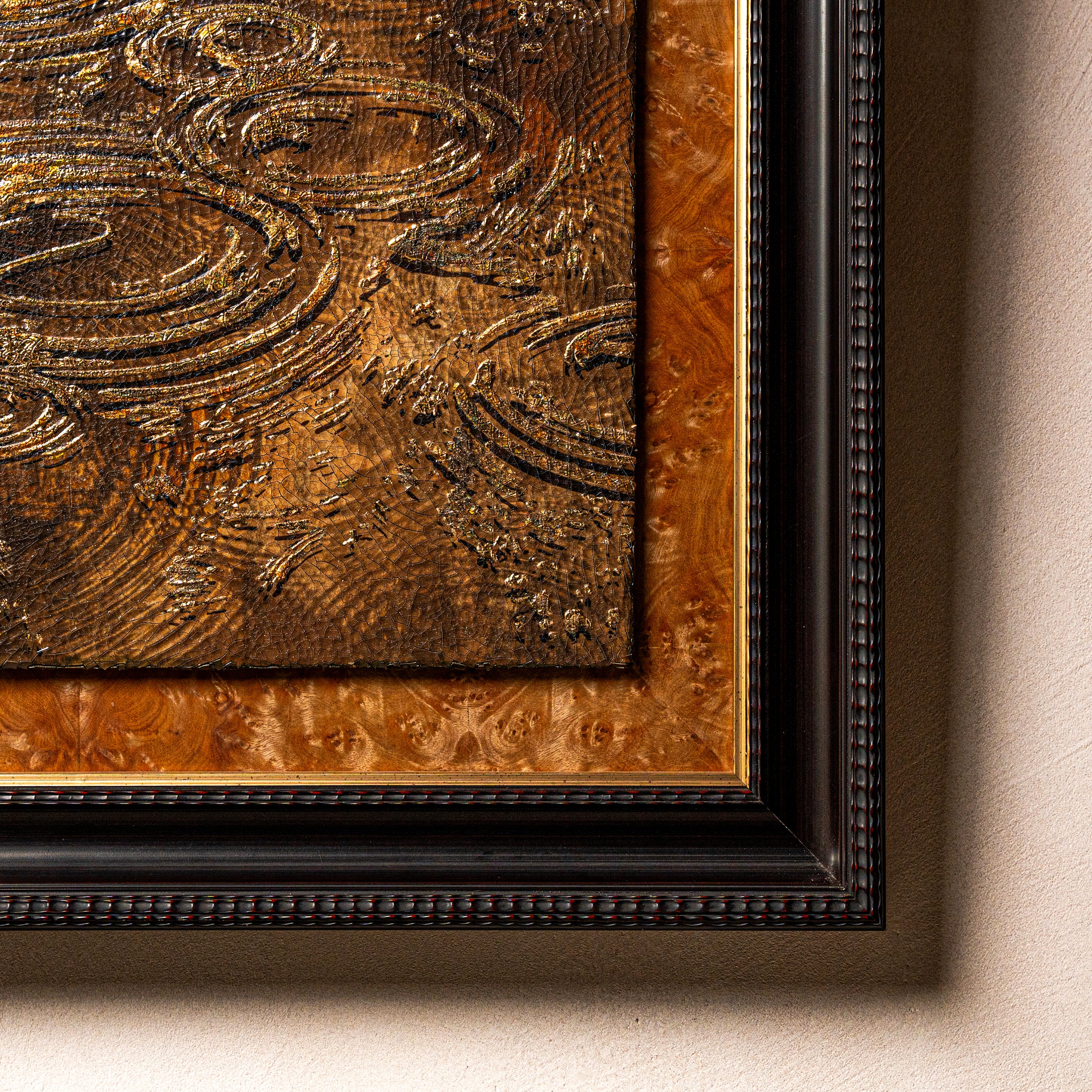 Autumn and Ripples Fired Foil Handcrafted&nbsp;Art