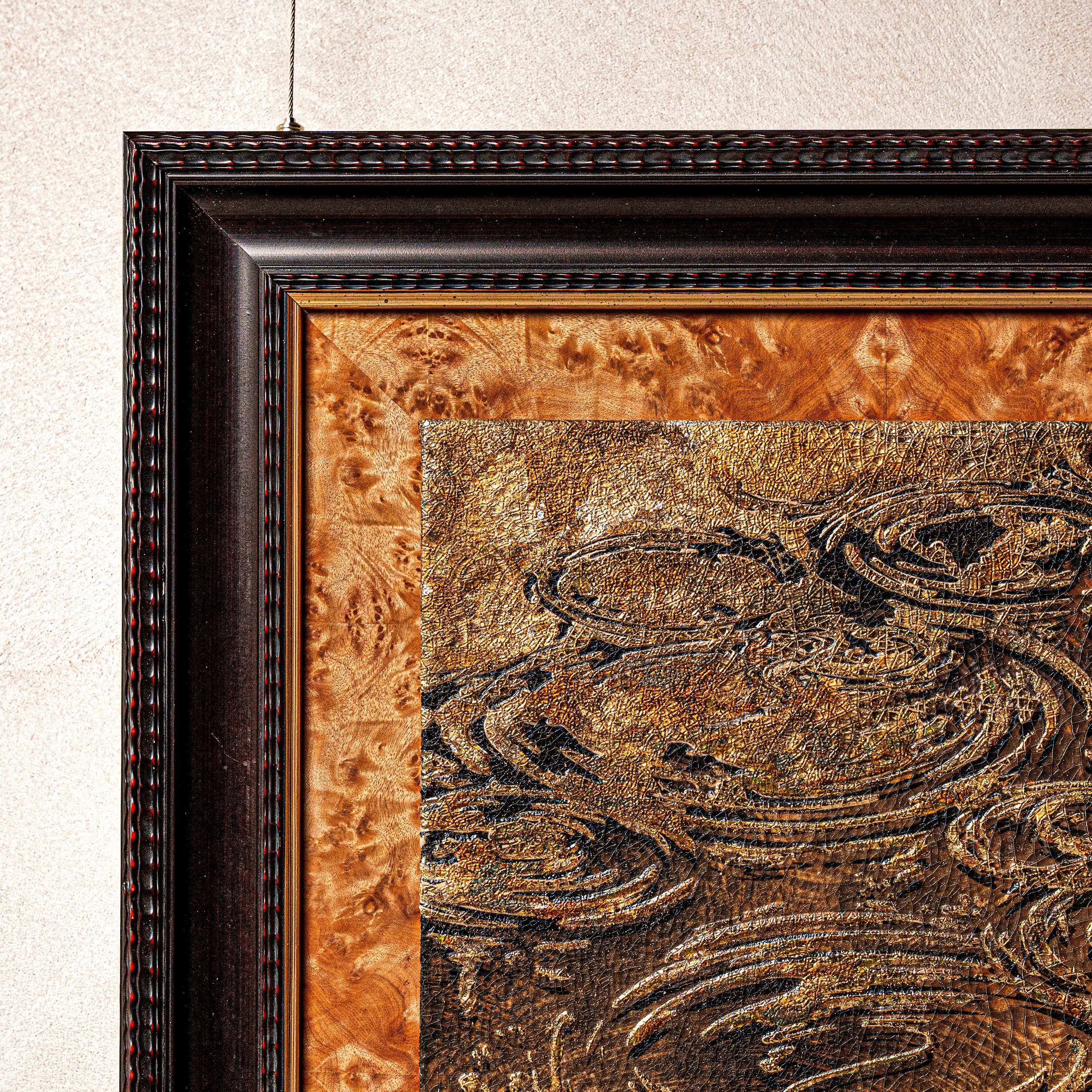 Autumn and Ripples Fired Foil Handcrafted&nbsp;Art