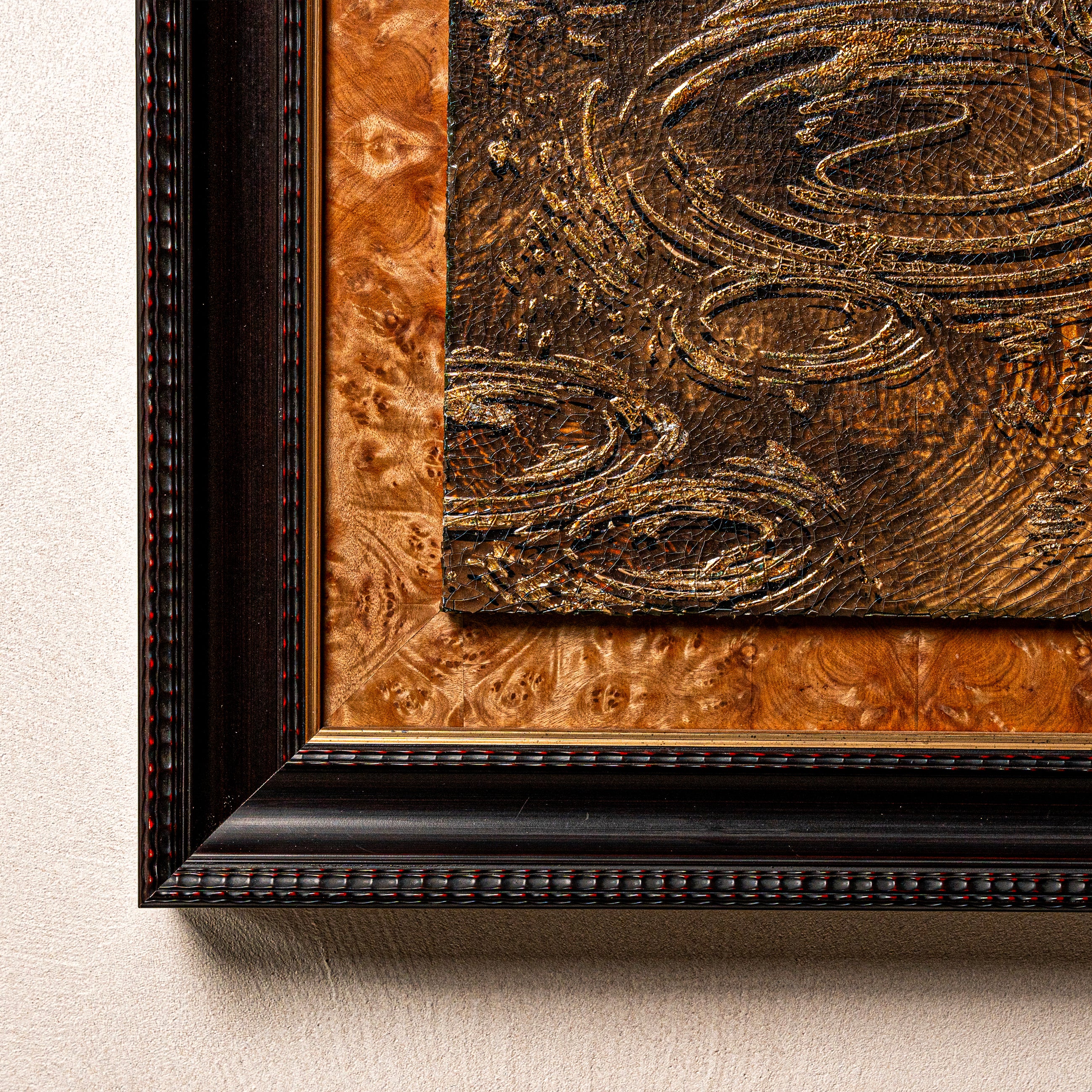 Autumn and Ripples Fired Foil Handcrafted&nbsp;Art