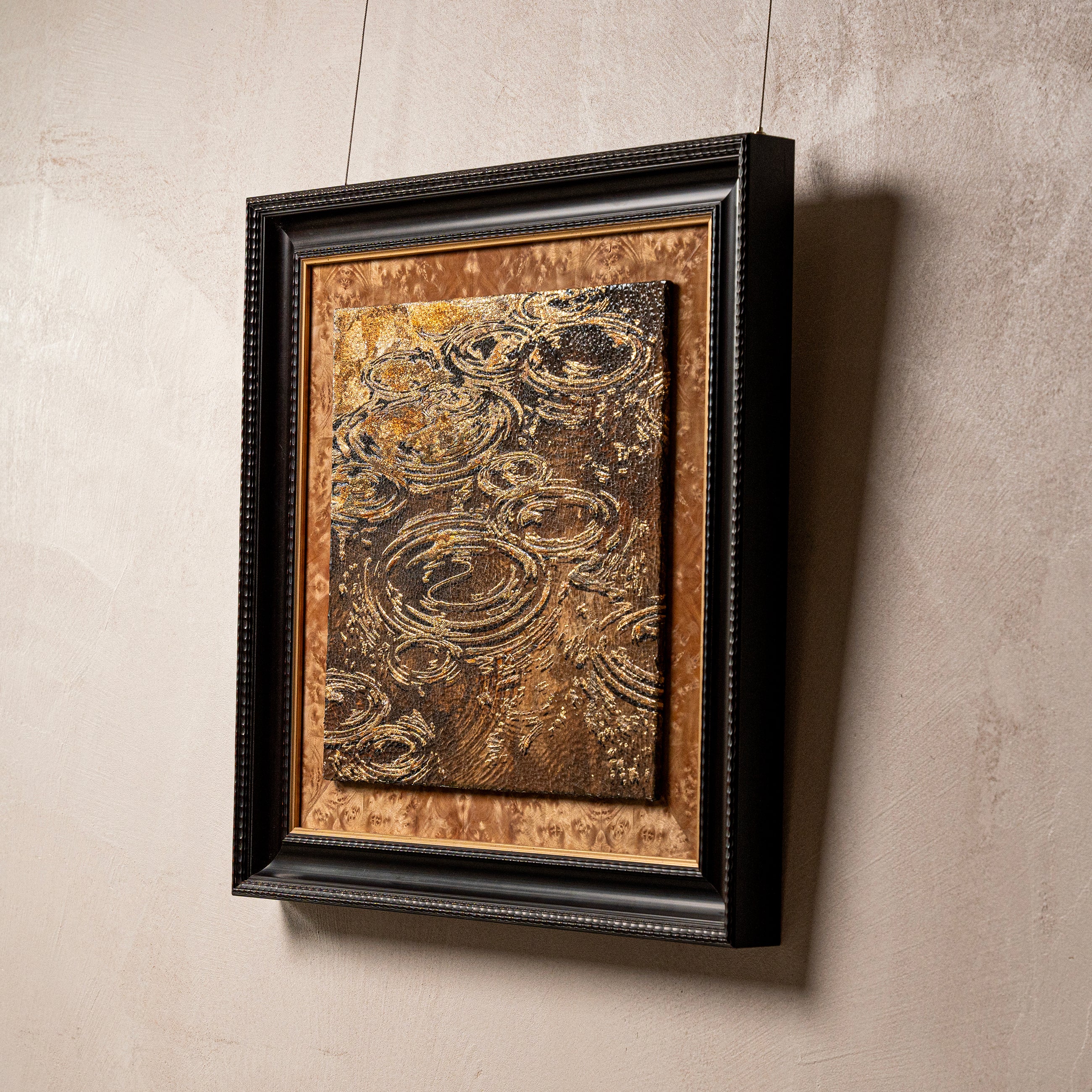 Autumn and Ripples Fired Foil Handcrafted&nbsp;Art