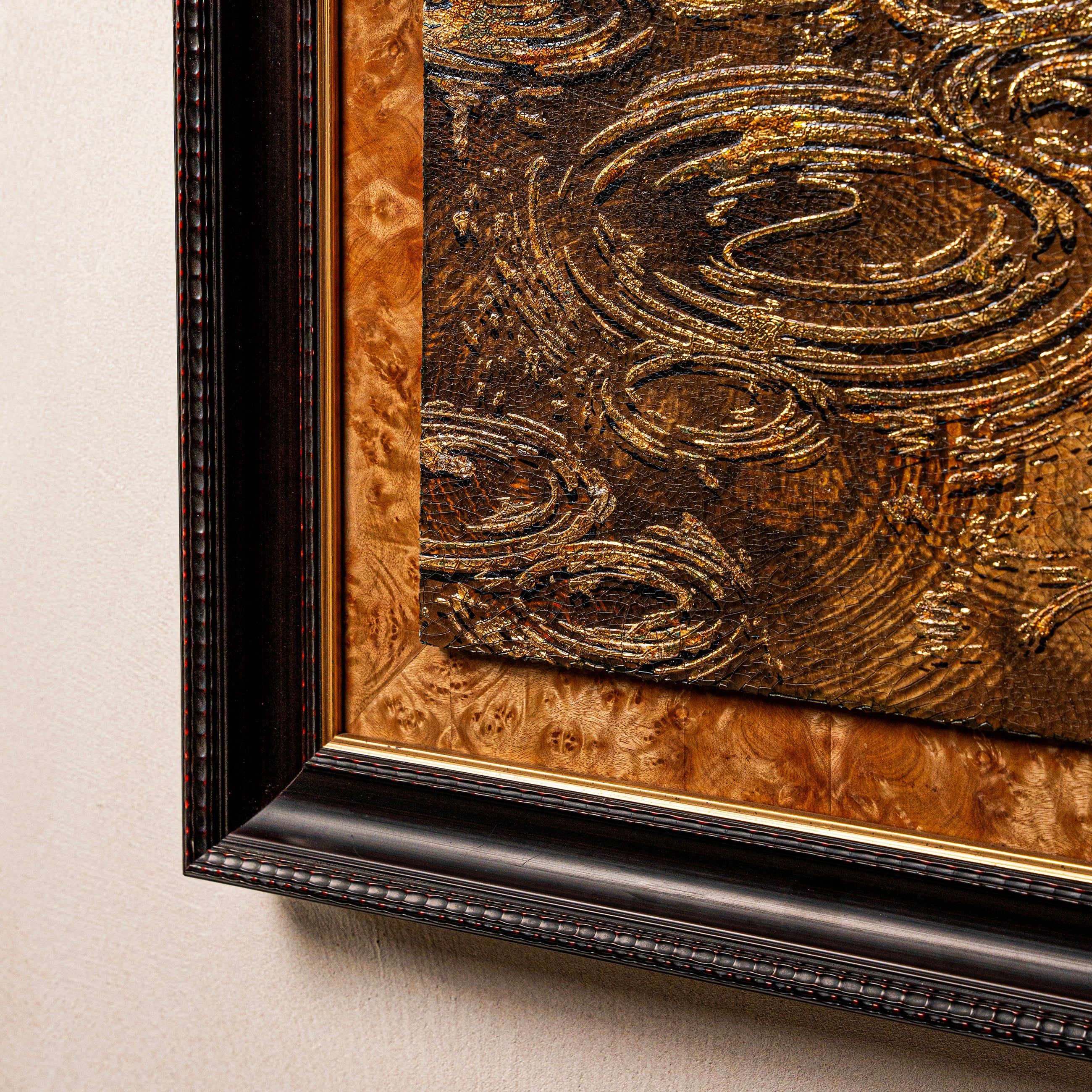 Autumn and Ripples Fired Foil Handcrafted&nbsp;Art