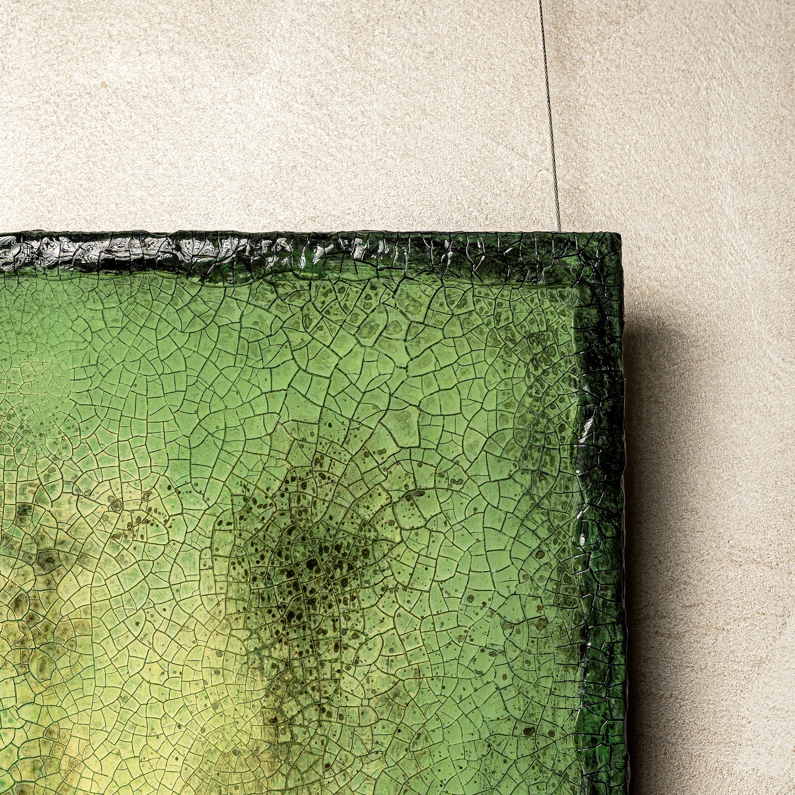 Verdant Emergence Texture Handcrafted Art