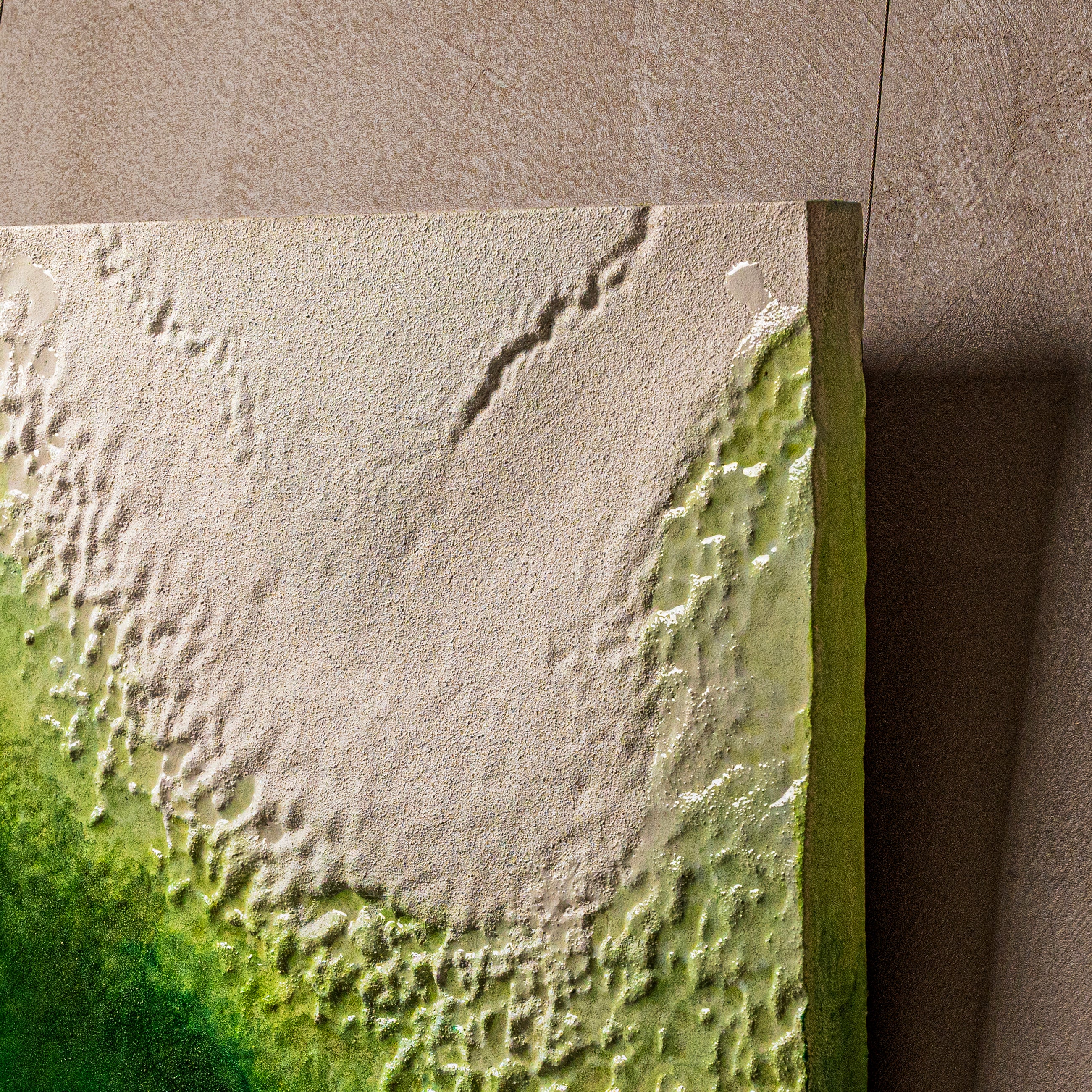 The Frozen Spring of Life Texture Handcrafted Art