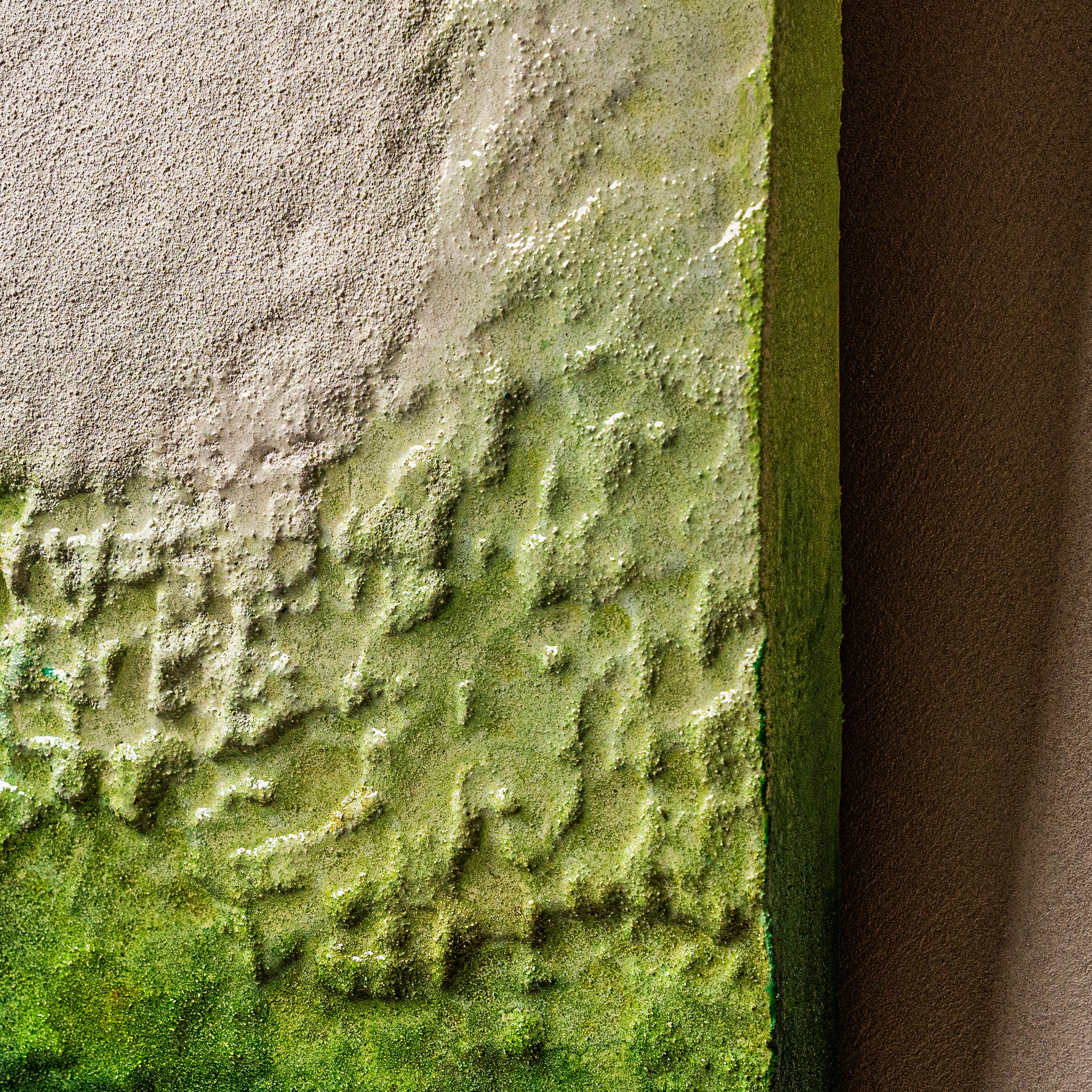The Frozen Spring of Life Texture Handcrafted Art