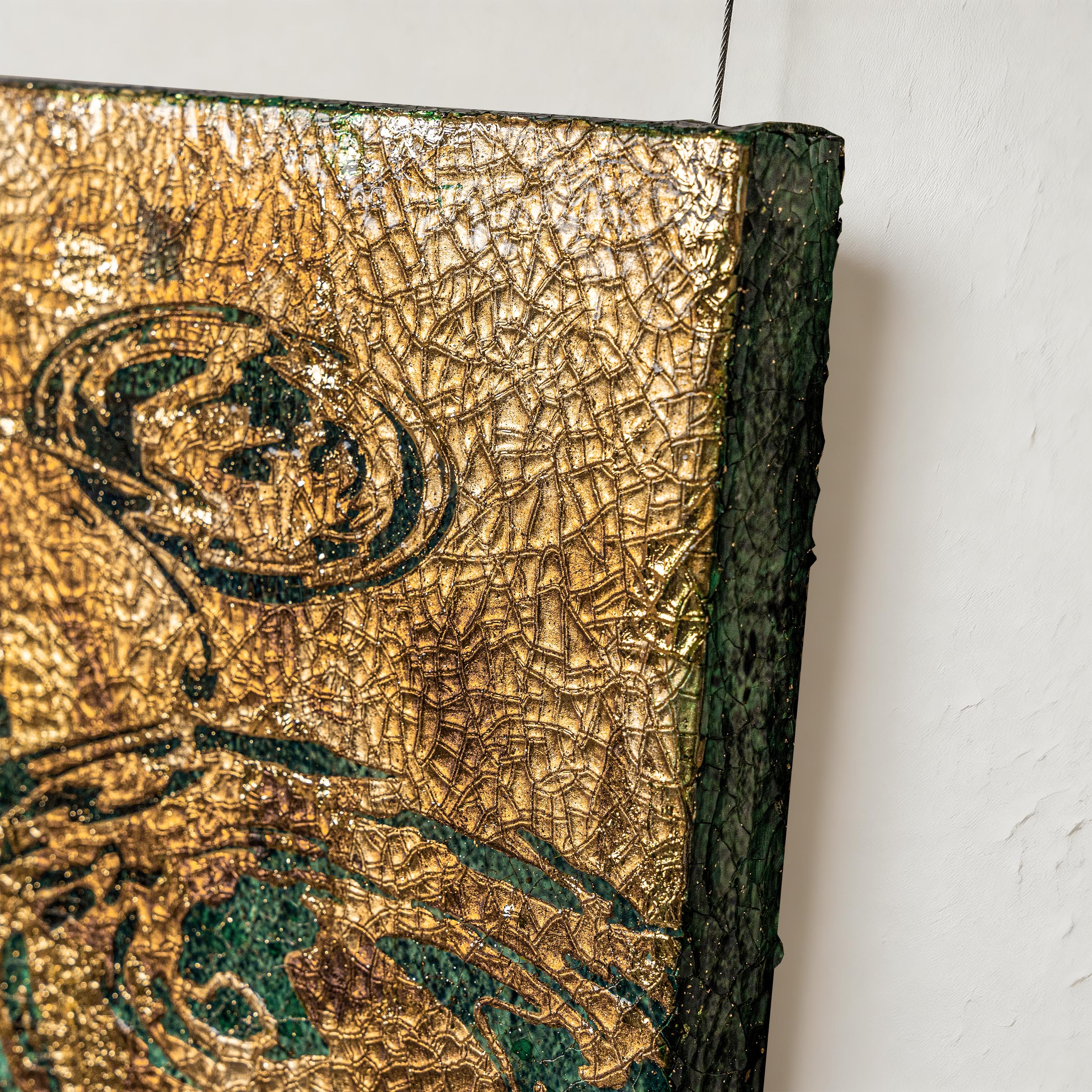 Spring and Ripples Fired Foil Handcrafted&nbsp;Art