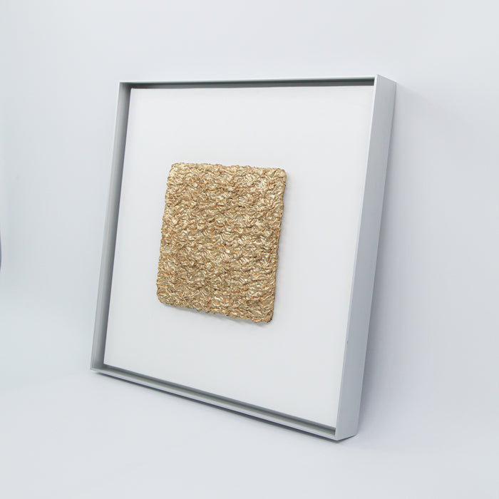 Flowing Abundance Terrain Handcrafted Gilded Foil Art