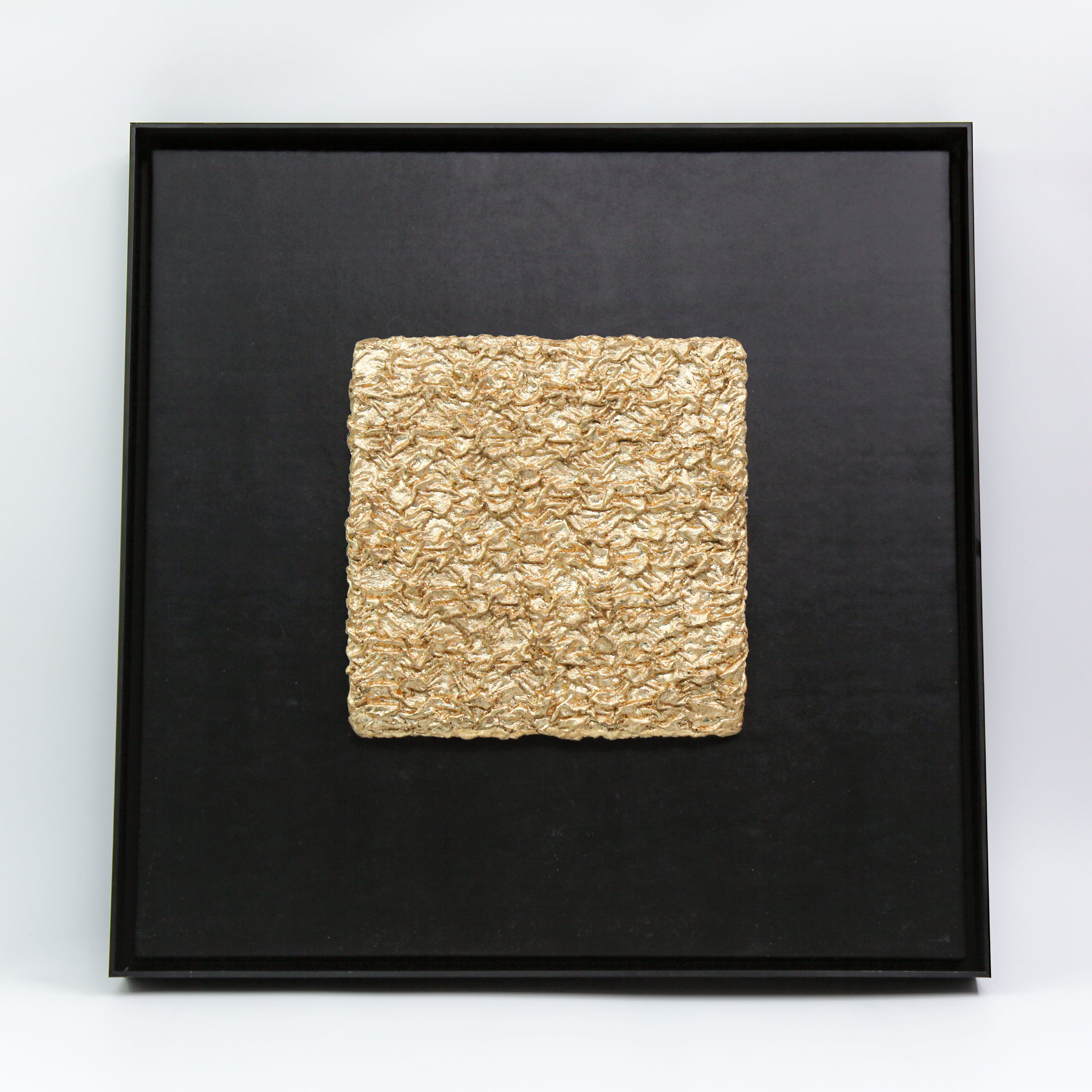 Flowing Abundance Terrain Handcrafted Gilded Foil Art