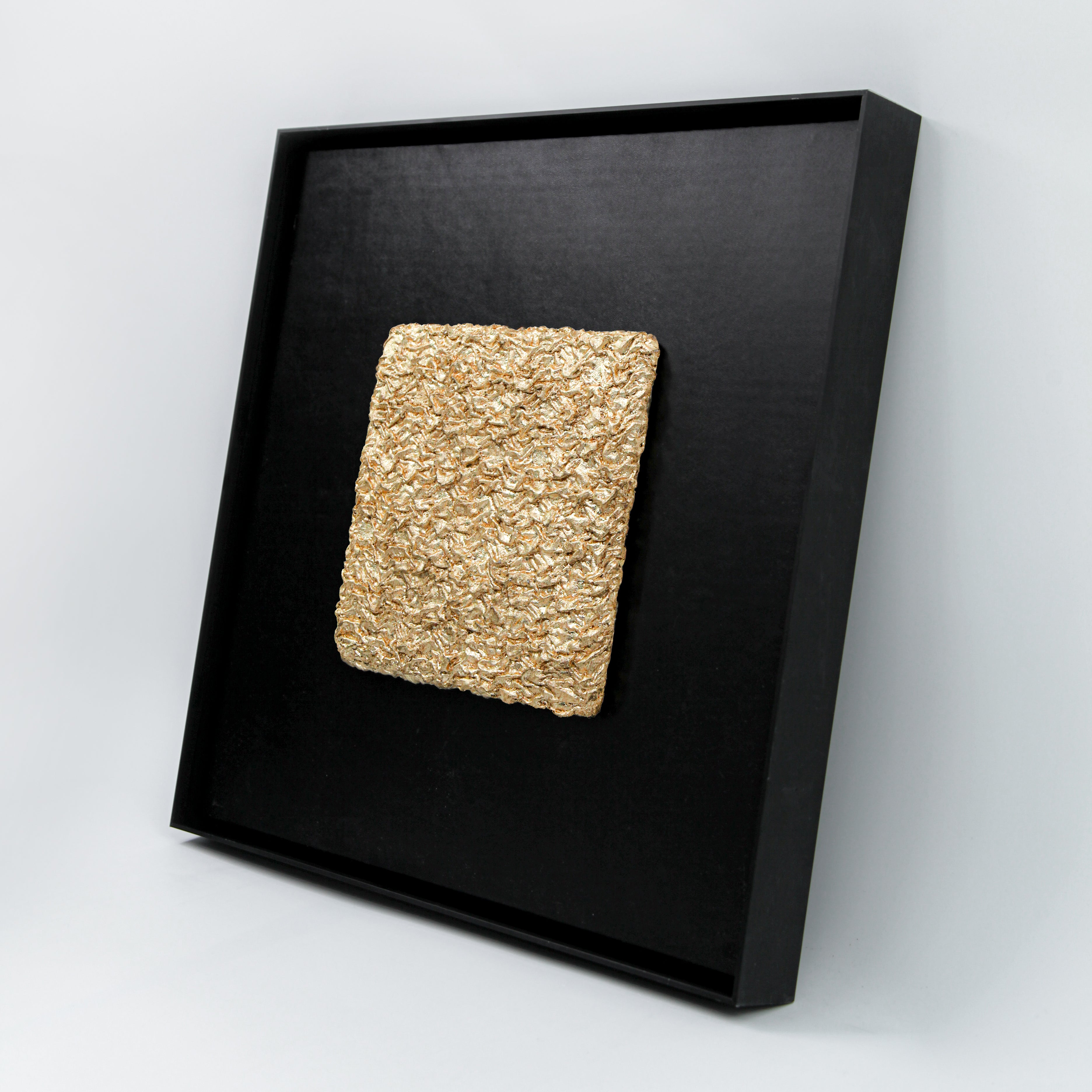 Flowing Abundance Terrain Handcrafted Gilded Foil Art