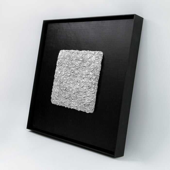 Flowing Abundance Terrain Handcrafted Silver Foil Art