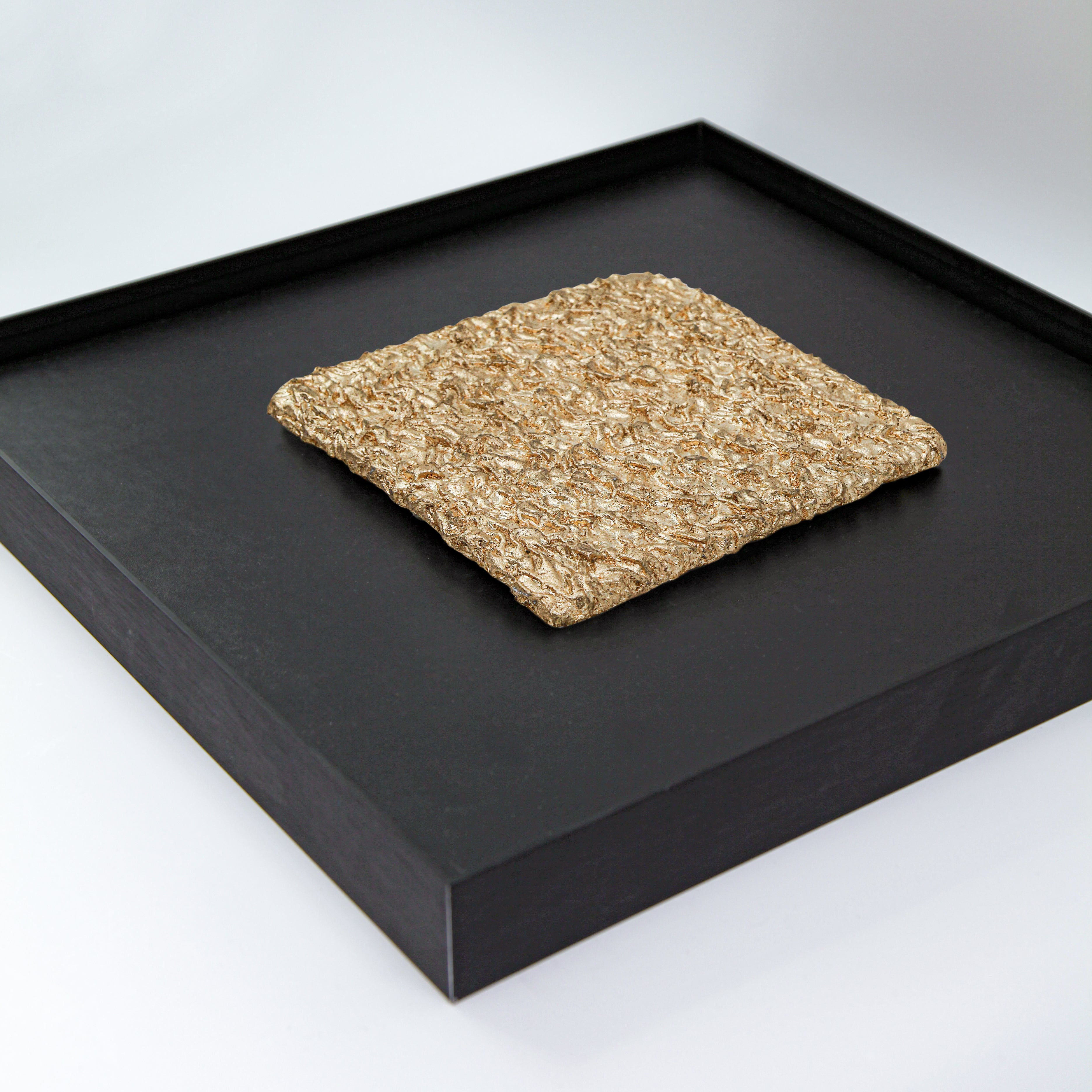 Flowing Abundance Terrain Handcrafted Gilded Foil Art