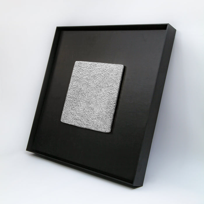 Forest Revival Handcrafted Silver Foil Art