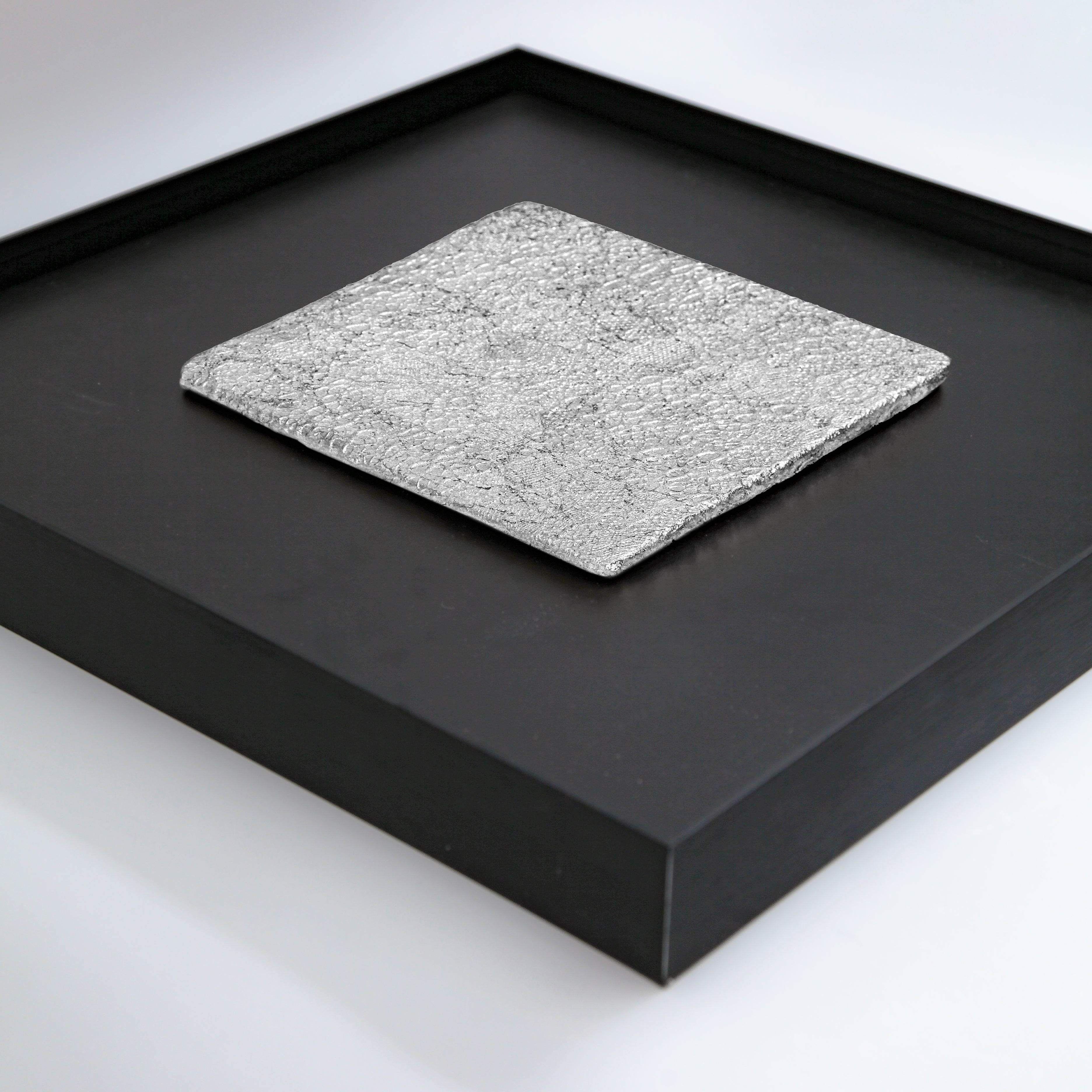 Forest Revival Handcrafted Silver Foil Art