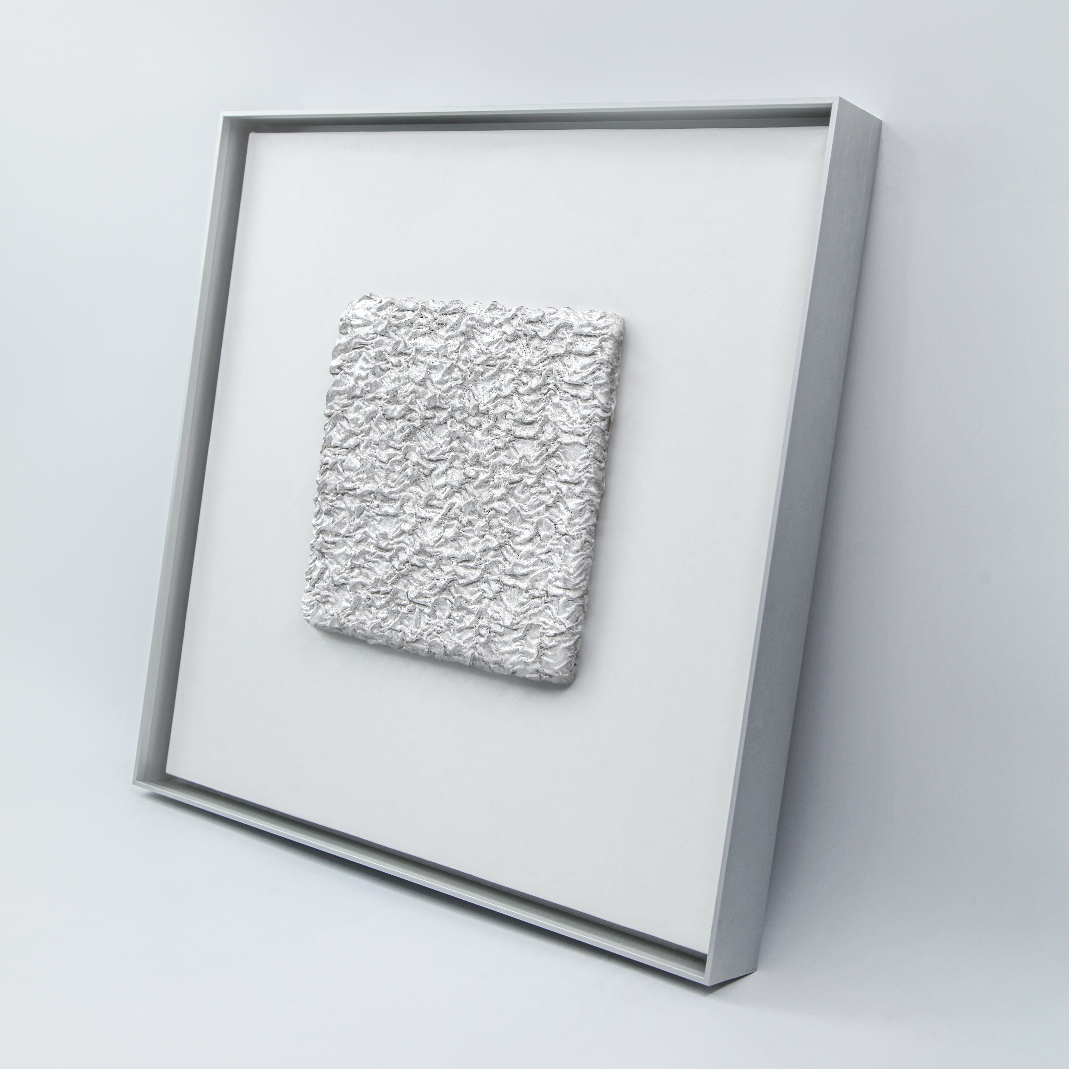 Flowing Abundance Terrain Handcrafted Silver Foil Art