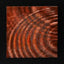 Ripples — unframed canvas revealing the full water element composition, with layered ripple patterns rendered in handcrafted three-dimensional texture.